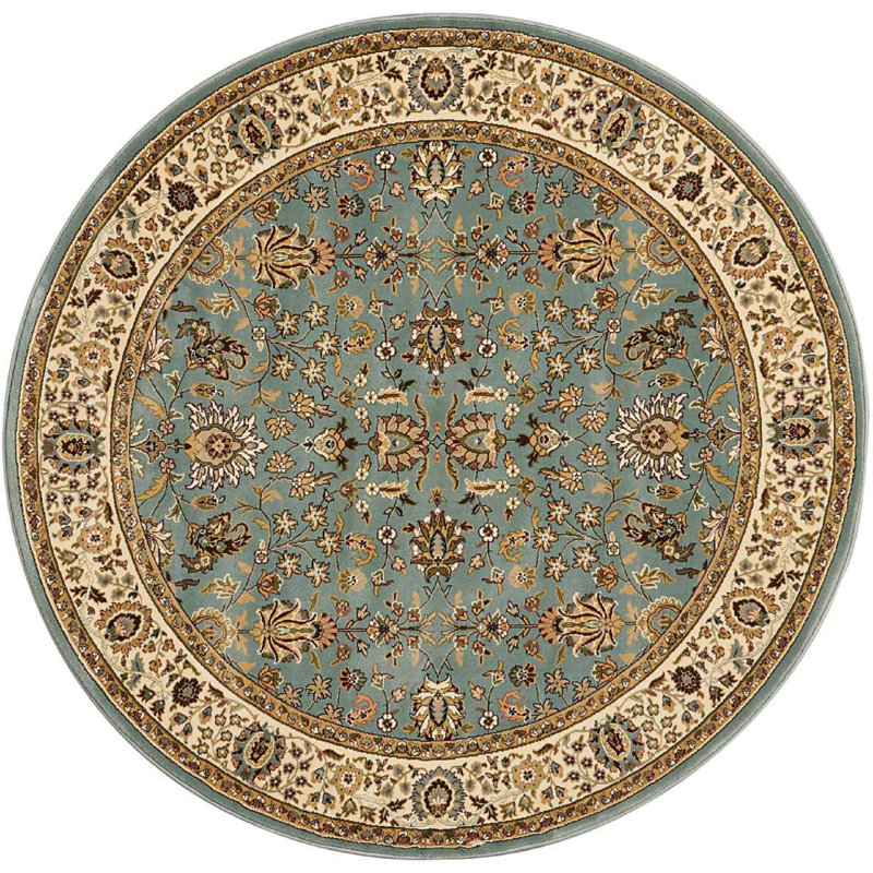 Kathy Ireland Home Antiquities Royal Countryside Slate/Blue Area Rug